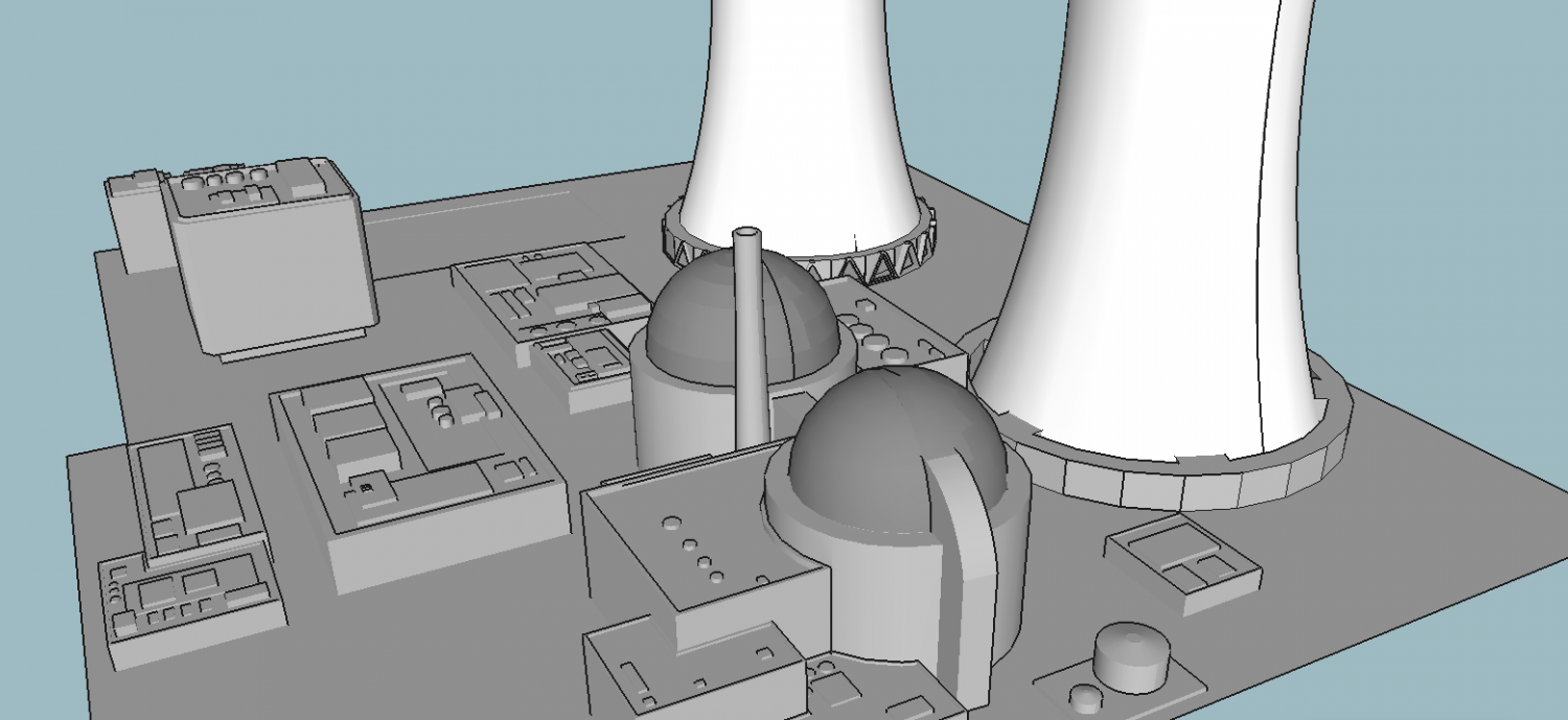 nuclear power plant model science fair