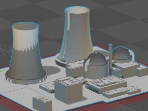 nuclear power plant 3Dモデル