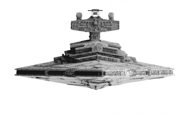 imperial 1 class star destroyer star wars 3D in 3DExport