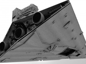 imperial 1 class star destroyer - star wars Modello 3D