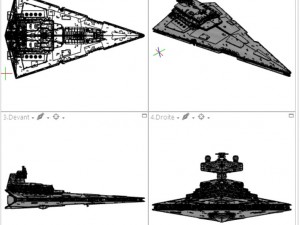 imperial 1 class star destroyer - star wars Modello 3D