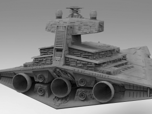 imperial 1 class star destroyer - star wars Modello 3D