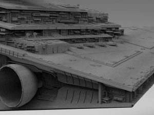 imperial 1 class star destroyer - star wars Modello 3D