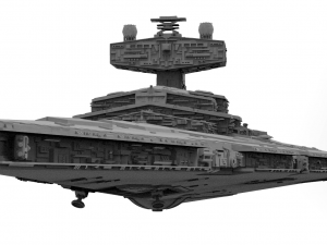 imperial 1 class star destroyer - star wars Modello 3D