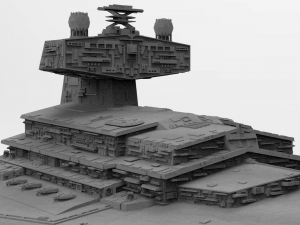 imperial 1 class star destroyer - star wars Modello 3D