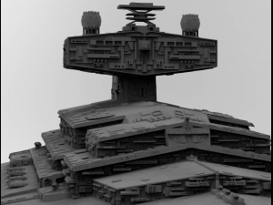 imperial 1 class star destroyer - star wars Modello 3D