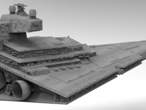 imperial 1 class star destroyer - star wars Modello 3D
