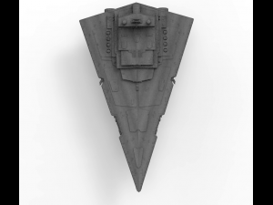 imperial 1 class star destroyer - star wars Modello 3D