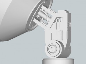 sci-fi parabolic antenna - high detail level 3d print model Model 3D