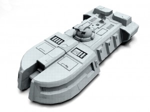 star wars - itt imperial troop transport vr - ar - low-poly 3D Model