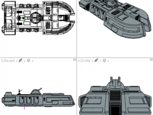 star wars - itt imperial troop transport vr - ar - low-poly Modello 3D
