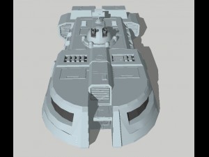 star wars - itt imperial troop transport vr - ar - low-poly Modello 3D