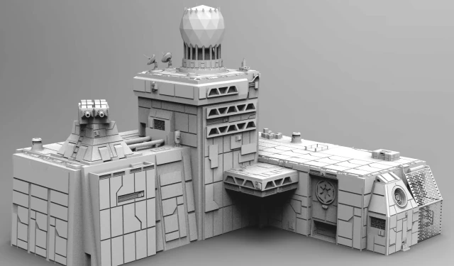 imperial military base - star wars 3D Model .c4d .max .obj .3ds .fbx .stl .blend 