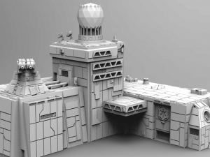 imperial military base - star wars 3D Model
