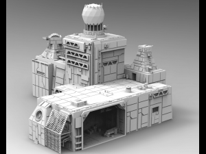 imperial military base - star wars 3D Model