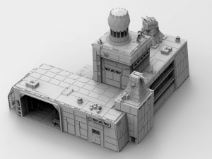 imperial military base - star wars 3D Model