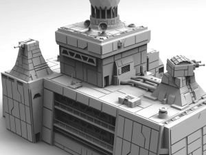 imperial military base - star wars 3D Model