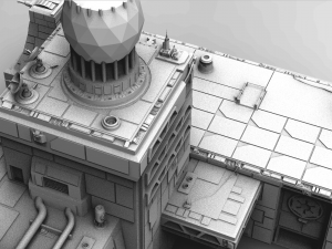 imperial military base - star wars 3D Model