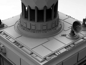 imperial military base - star wars 3D Model