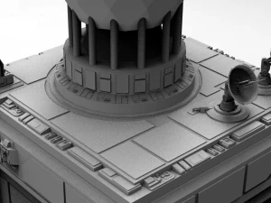 imperial military base - star wars 3D Model