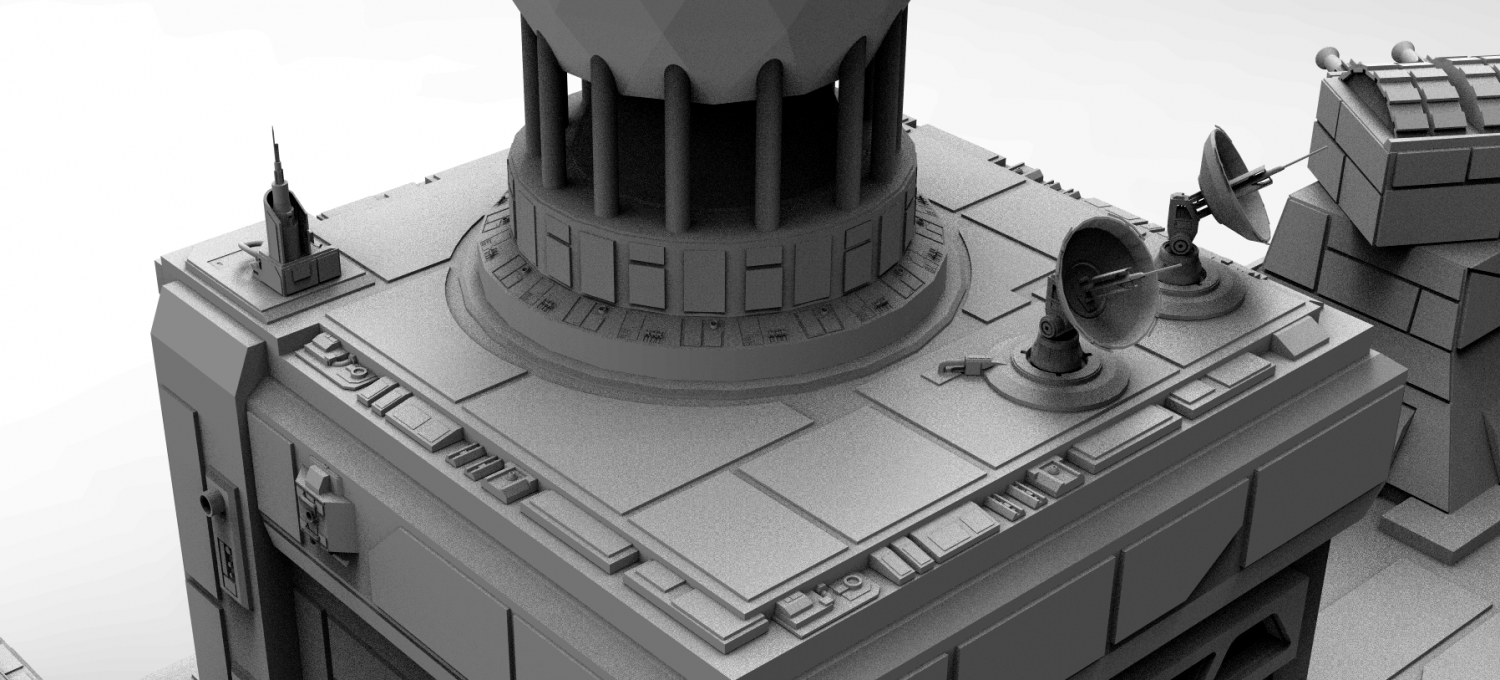 Military Base 3d model. Imperial Military. Military Base - 3d model by.