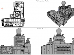 imperial military base - star wars 3D Model