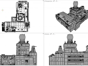 imperial military base - star wars 3D Model
