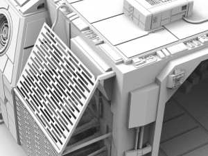 imperial military base - star wars 3D Model