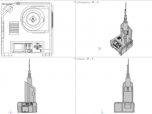 scifi computers kitbash 3D Model