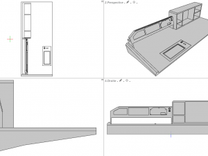scifi computers kitbash 3D Model