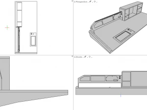 scifi computers kitbash 3D Model