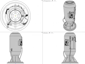 scifi computers kitbash 3D Model