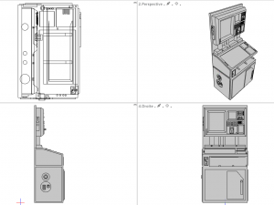 scifi computers kitbash 3D Model