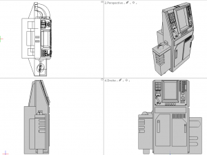 scifi computers kitbash 3D Model