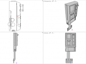 scifi computers kitbash 3D Model