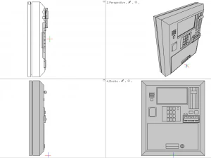 scifi computers kitbash 3D Model