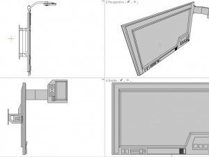scifi computers kitbash 3D Model