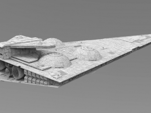 interdictor - immobilizer 418 star destroyer - star wars 3D Model