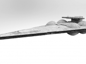 interdictor - immobilizer 418 star destroyer - star wars 3D 모델
