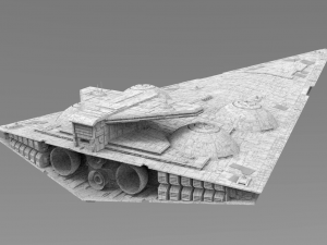 interdictor - immobilizer 418 star destroyer - star wars 3D 모델