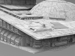 interdictor - immobilizer 418 star destroyer - star wars 3D 모델