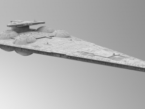 interdictor - immobilizer 418 star destroyer - star wars 3D 모델