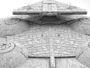 interdictor - immobilizer 418 star destroyer - star wars 3D 모델