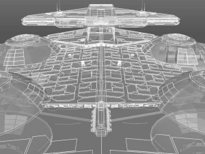Interdictor - immobilizer 418 star destroyer - star wars 3D Model