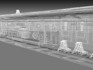 Interdictor - immobilizer 418 star destroyer - star wars 3D Model