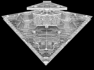 interdictor - immobilizer 418 star destroyer - star wars 3D 모델