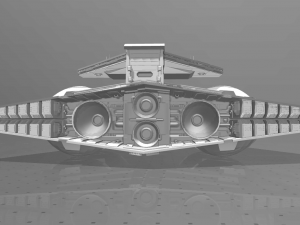 interdictor - immobilizer 418 star destroyer - star wars 3D 모델