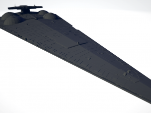 interdictor - immobilizer 418 star destroyer - star wars 3D 모델