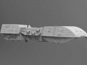 interdictor - immobilizer 418 star destroyer - star wars 3D 모델