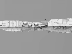 rendili classe star dreadnought - star wars Modello 3D